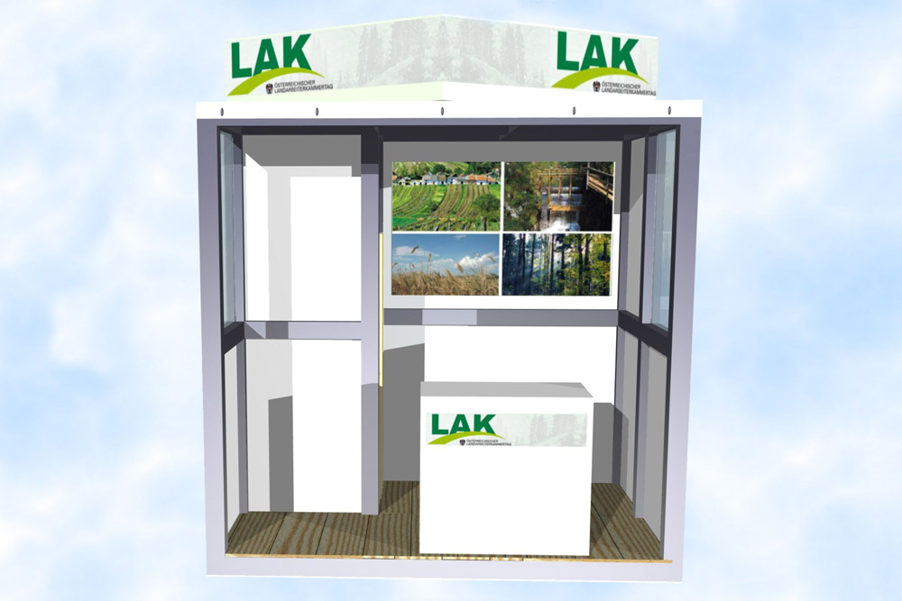 Messestand-Outdoor-Stand